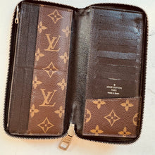 Load image into Gallery viewer, Louis Vuitton Monogram Macassar Vertical Zippy Wallet
