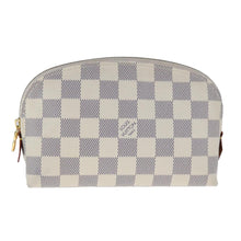 Load image into Gallery viewer, Louis Vuitton Damier Azur Cosmetic Pouch PM
