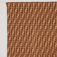 Load image into Gallery viewer, FENDI Logo Silk Square 35" Scarf
