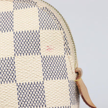 Load image into Gallery viewer, Louis Vuitton Damier Azur Cosmetic Pouch PM
