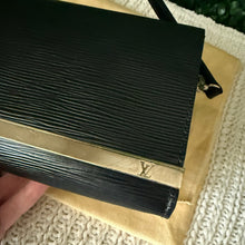 Load image into Gallery viewer, Louis Vuitton Black Epi Sevigne Clutch
