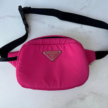 Load image into Gallery viewer, Prada Puffer Tessuto Nylon Hot Pink Bumbag
