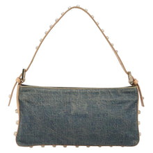 Load image into Gallery viewer, FENDI Studded Denim Baguette
