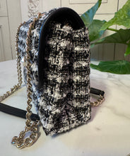 Load image into Gallery viewer, Tweed Bundle:  Tory Burch Miller Lug Sole Boots Size 7 and Kate Spade Tweed Bag
