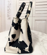 Load image into Gallery viewer, PRELOVED Prada Cow Print Canapa Tote
