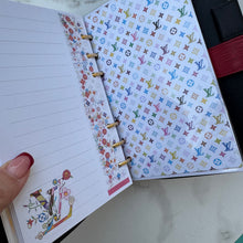 Load image into Gallery viewer, Louis Vuitton Red Epi Medium Ring Agenda
