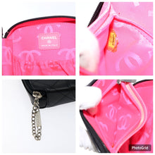 Load image into Gallery viewer, Chanel Calfskin Quilted Cambon Zip Around Cosmetic Pouch
