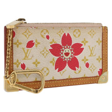 Load image into Gallery viewer, Louis Vuitton Takashi Murakami Cherry Blossom Monogram Key Pouch
