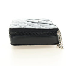 Load image into Gallery viewer, Chanel Calfskin Quilted Cambon Zip Around Cosmetic Pouch

