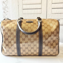 Load image into Gallery viewer, Gucci Crystal Monogram Medium Joy Boston

