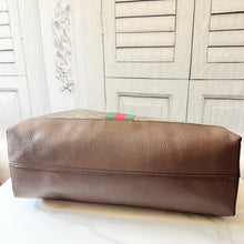 Load image into Gallery viewer, GUCCI GG Supreme Monogram Web Ophidia Tote Brown
