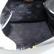 Load image into Gallery viewer, Loewe Velazquez Patent leather Leopard Top Handle Bag
