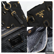 Load image into Gallery viewer, Prada Pietre Jeweled Tessuto Tote
