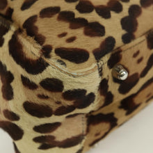 Load image into Gallery viewer, FENDI Calf Hair Leopard Print Top Handle Bag
