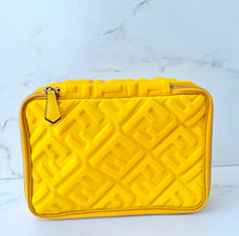 Load image into Gallery viewer, PRELOVED Fendi FF Embossed Lycra Cosmetic Case
