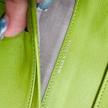 Load image into Gallery viewer, Chanel Lime Patent Medium Wallet
