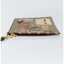 Load image into Gallery viewer, Gucci GG Supreme Monogram Courrier Embroidered UFO Pouch
