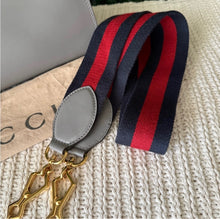 Load image into Gallery viewer, Gucci Nappa Bamboo Web Mini Nymphaea Top Handle Bag
