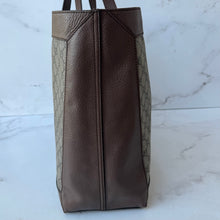 Load image into Gallery viewer, GUCCI GG Supreme Monogram Web Ophidia Tote Brown
