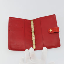 Load image into Gallery viewer, Louis Vuitton Vernis Small Ring Agenda Orange Sunset
