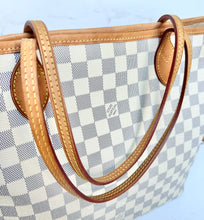 Load image into Gallery viewer, PRELOVED Louis Vuitton Damier Azur Neverfull MM
