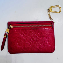 Load image into Gallery viewer, Louis Vuitton Empreinte Leather Red Key Pouch
