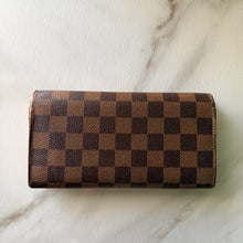 Load image into Gallery viewer, Louis Vuitton Damier Ebene Sarah Wallet
