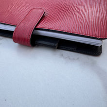 Load image into Gallery viewer, Louis Vuitton Red Epi Medium Ring Agenda

