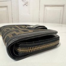 Load image into Gallery viewer, PRELOVED Fendi Zucca Compact Wallet
