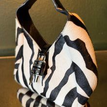 Load image into Gallery viewer, GIVENCHY Mini G-Hobo bag in Zebra Ponyhair
