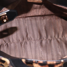 Load image into Gallery viewer, Salvatore Ferragamo Calf Hair Leopard Print Top Handle Bag
