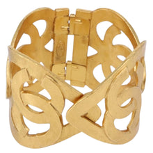 Load image into Gallery viewer, CHANEL CC Heart Cuff Bangle Bracelet
