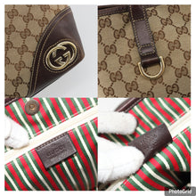 Load image into Gallery viewer, Gucci GG Canvas New Britt Tote
