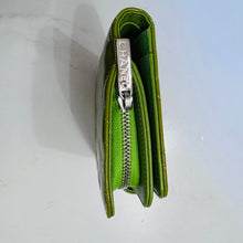 Load image into Gallery viewer, Chanel Lime Patent Medium Wallet
