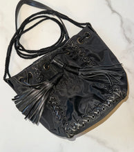 Load image into Gallery viewer, PRELOVED Prada Tessuto Nylon Lace-Up Drawstring Crossbody Bag
