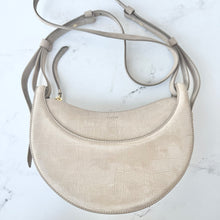 Load image into Gallery viewer, Polène Nubuck Suede Croc Embossed Numero Dix - Taupe

