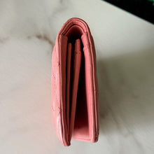Load image into Gallery viewer, Chanel Pink Quilted Continental Bifold Wallet
