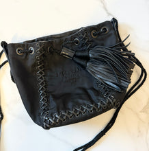 Load image into Gallery viewer, PRELOVED Prada Tessuto Nylon Lace-Up Drawstring Crossbody Bag
