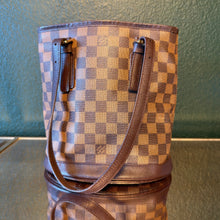 Load image into Gallery viewer, Louis Vuitton Damier Ebene Petit Bucket Bag
