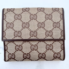 Load image into Gallery viewer, Gucci GG Monogram Canvas Compact Wallet

