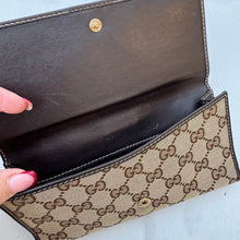 Load image into Gallery viewer, Gucci GG Monogram Canvas Wallet
