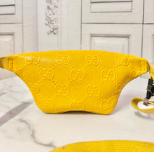 Load image into Gallery viewer, PRELOVED GUCCI Calfskin GG Tennis Embossed Bumbag
