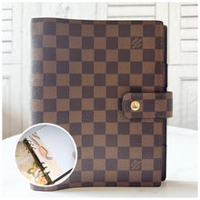 Load image into Gallery viewer, PRELOVED Louis Vuitton Damier Ebene Large Ring Agenda
