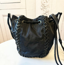 Load image into Gallery viewer, PRELOVED Prada Tessuto Nylon Lace-Up Drawstring Crossbody Bag
