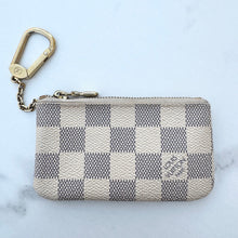Load image into Gallery viewer, Louis Vuitton Damier Azur Key Pouch
