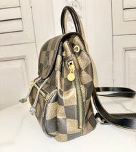 Load image into Gallery viewer, PRELOVED FENDI Logo Check Mini Backpack
