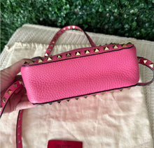 Load image into Gallery viewer, Valentino Calfskin Rockstud Camera Crossbody Bag Pink
