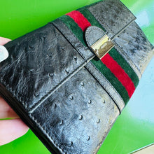 Load image into Gallery viewer, Gucci Ostrich Leather Continental Wallet
