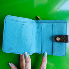 Load image into Gallery viewer, Louis Vuitton Monogram Groom Compact Zip Wallet Blue
