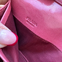 Load image into Gallery viewer, Prada Madras Continental Woven Leather Wallet
